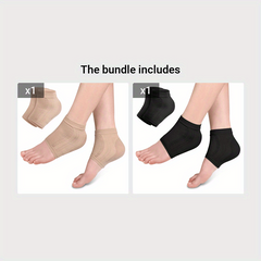 Soft Gel Heel Socks Moisturizing Anti-Cracking Half Covers