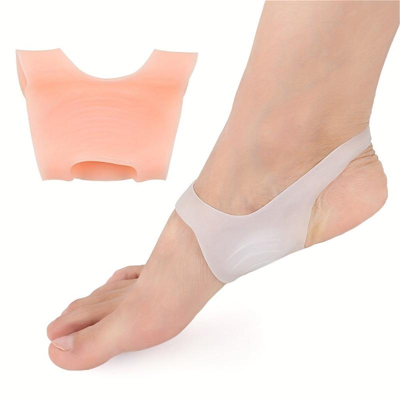 2pcs Silicone Arch Cushion Flat Foot Support Socks Arch Support Cushion