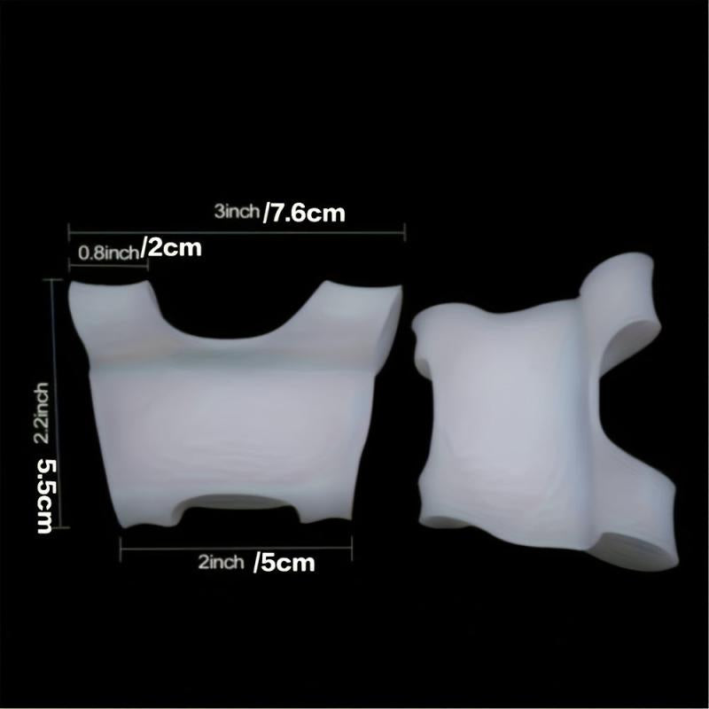 2pcs Silicone Arch Cushion Flat Foot Support Socks Arch Support Cushion