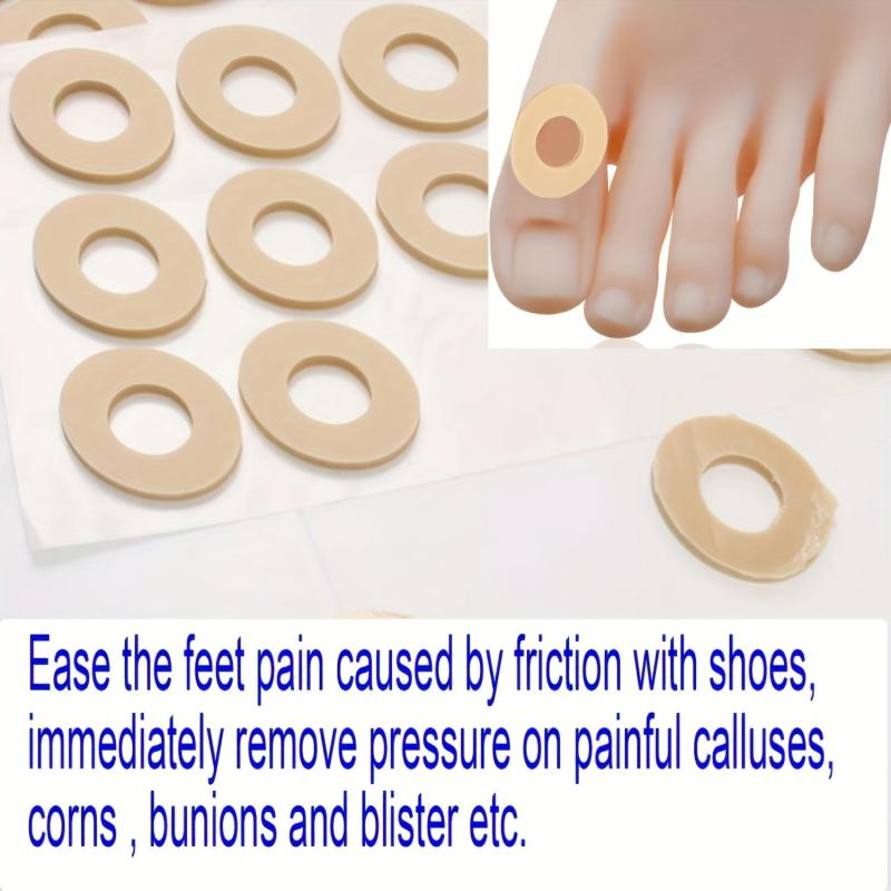 60pcs Corn Pad Self-adhesive Foam Callus Pad to Reduce Friction