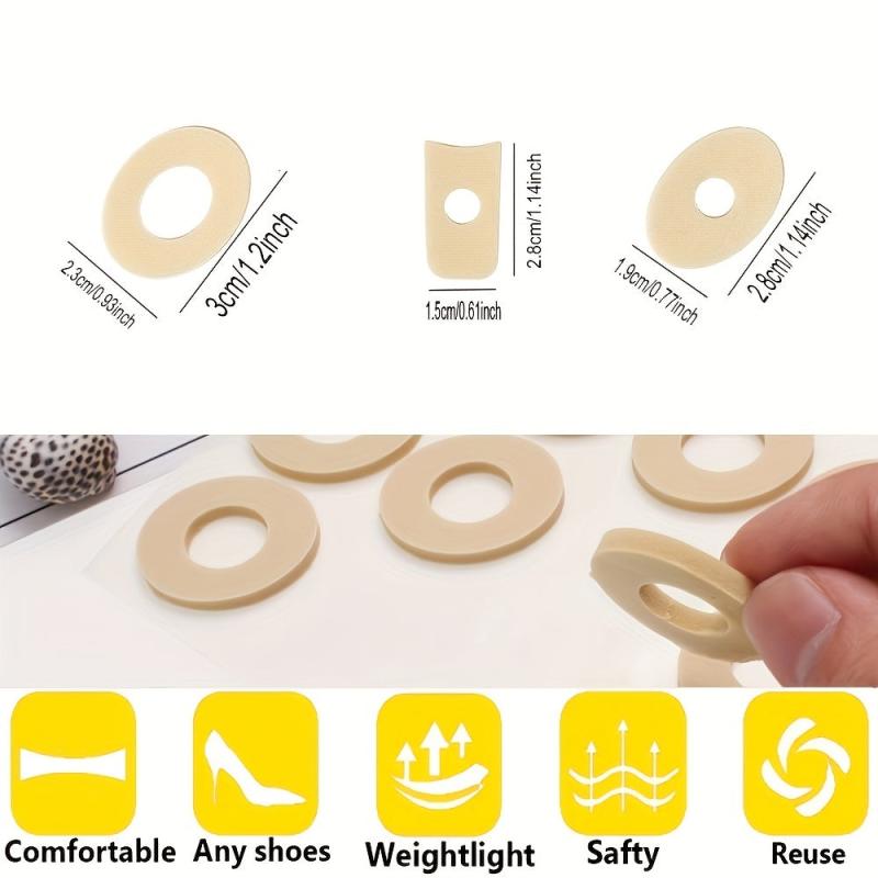 60pcs Corn Pad Self-adhesive Foam Callus Pad to Reduce Friction