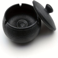 2pcs Ceramic Ashtray With Lids Ash Holders For Smokers