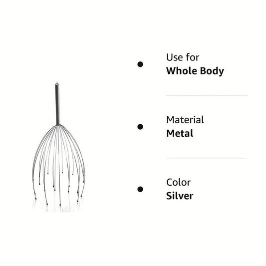 1pc Head Massager Scalp Massager - 20 Finger Head Scratcher