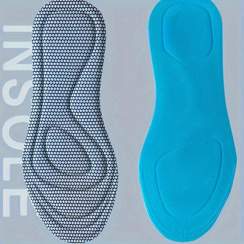 4 Pairs Antibacterial Insoles - Shock Absorbing 5D Memory