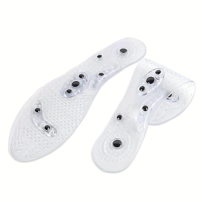 Acupressure Magnetic Massage Insoles Men Women Silicone Foot Massager Shoe Pad