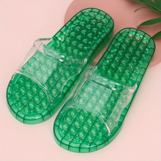 Women's Massage Slippers Foot Relaxation Stress Relief Anti-odor Bath Slippers
