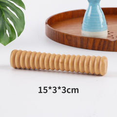 Wood Foot Massage Roller - Deep Tissue Tool for Home & Office