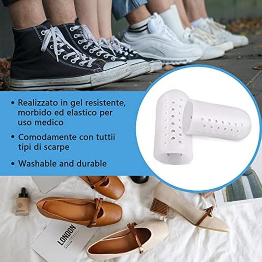 12 PCS Breathable Silicone Toe Protector for Blisters Corns Calluses