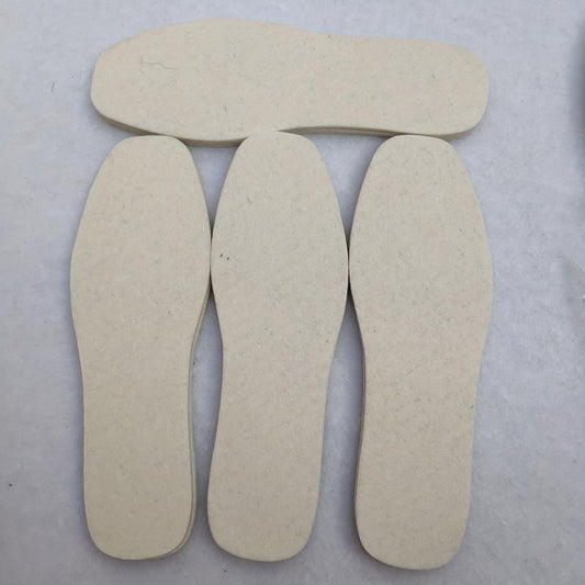 10 Pairs Thick Felt Insoles for Winter Warmth & Comfort