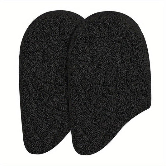 Transparent Heel Pad Gel Particle Back Cushion Velvet Cloth Foot Massage