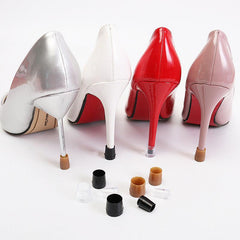 12pcs High Heel Protectors Stiletto Covers Antislip Silicone Heel Stoppers