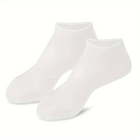 Silicone Moisturizing Socks Foot Cover Anti Cracked Feet Bath Pedicure Socks