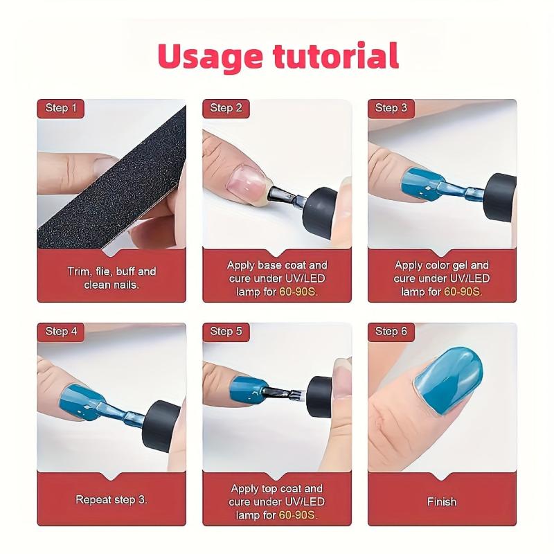 Kuda 10ml Water Based Non Toxic Nail Polish Quick Drying Pure Colors