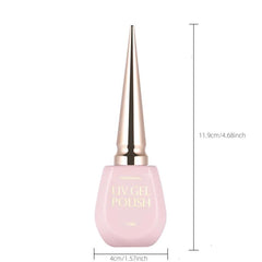 6pcs Nude & Pink Gel Nail Polish Set Alcohol Fragrance for Fall Winter