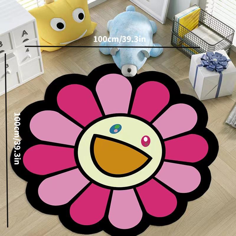 Baby Play Mats Round Crawling Padded Infant Carpet Kids Room Floor