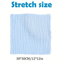 Soft & Absorbent Muslin Cotton Baby Washcloths - Pack of 5