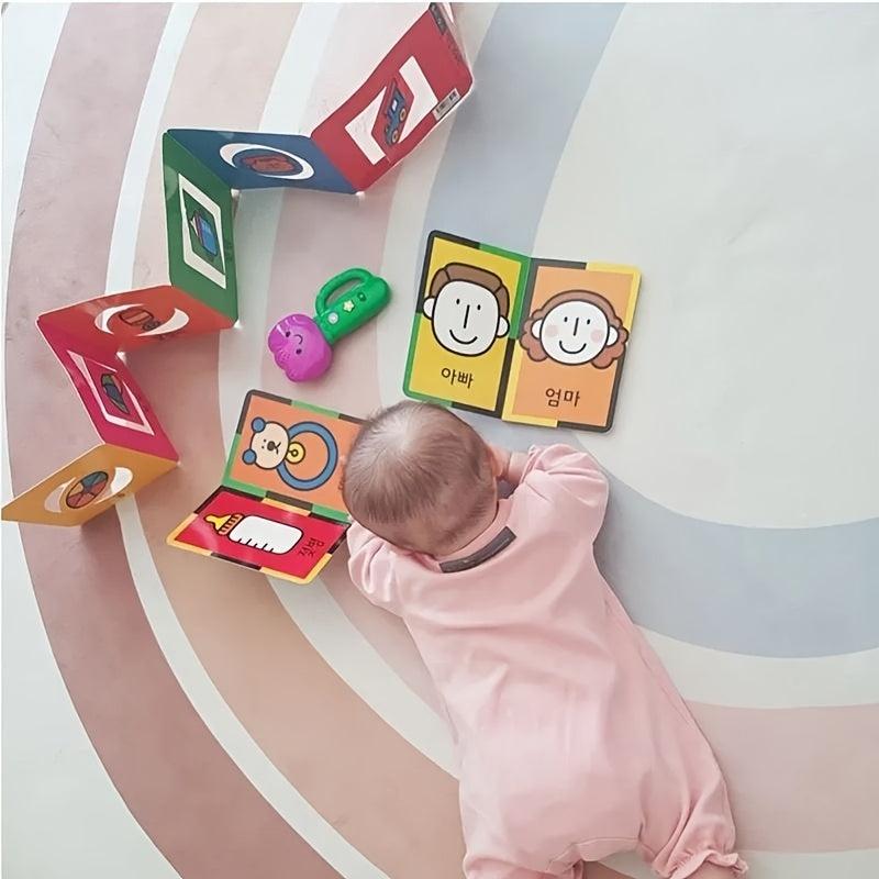 Rainbow Crawling Mat for Kids' Bedroom & Living Room