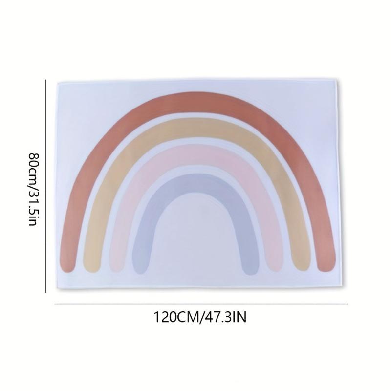 Rainbow Crawling Mat for Kids' Bedroom & Living Room