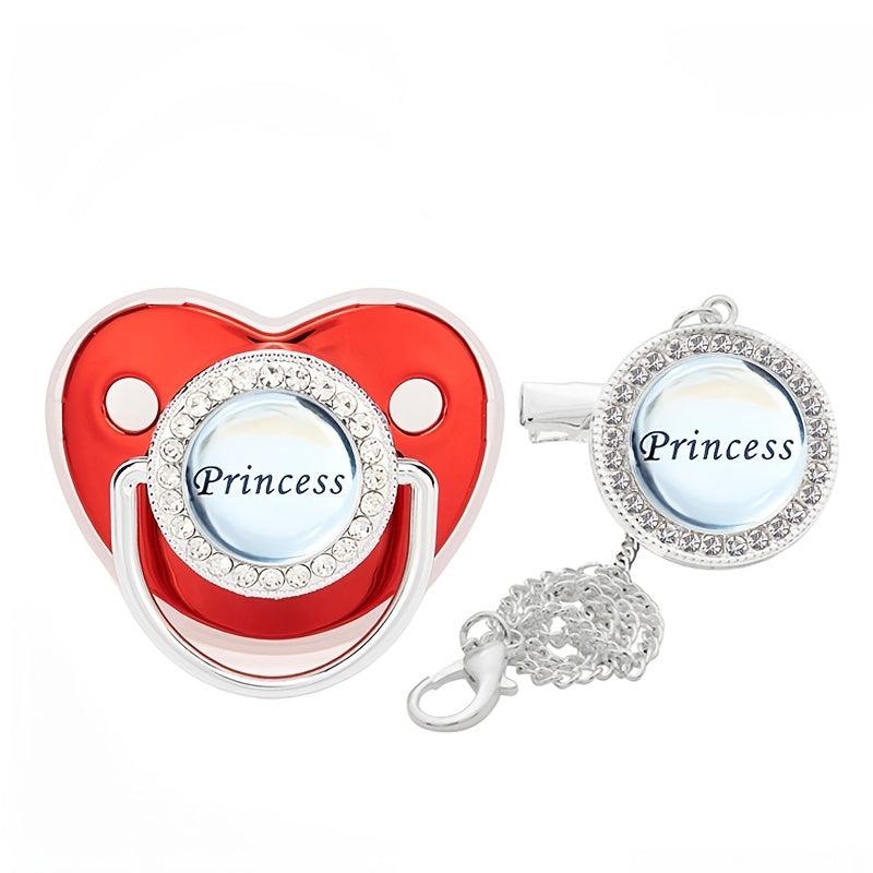 Baby Bright Princess Drill Pacifier Weaning Artifact