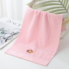 Baby Cotton Towel 23x11x46cm Soft Cartoon Design
