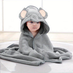 Children's Cartoon Bath Towel & Blanket - Soft & Absorbent