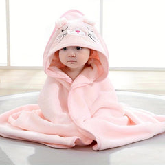 Children's Cartoon Bath Towel & Blanket - Soft & Absorbent