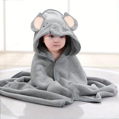 Children's Cartoon Bath Towel & Blanket - Soft & Absorbent