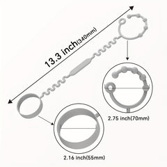 Adjustable Silicone Pacifier Holder Clip Straps for Baby