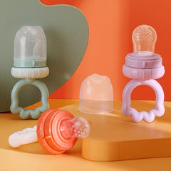 Baby Silicone Mesh Bag for Fruit & Vegetable Eating, Cat Claw Shape Pacifier