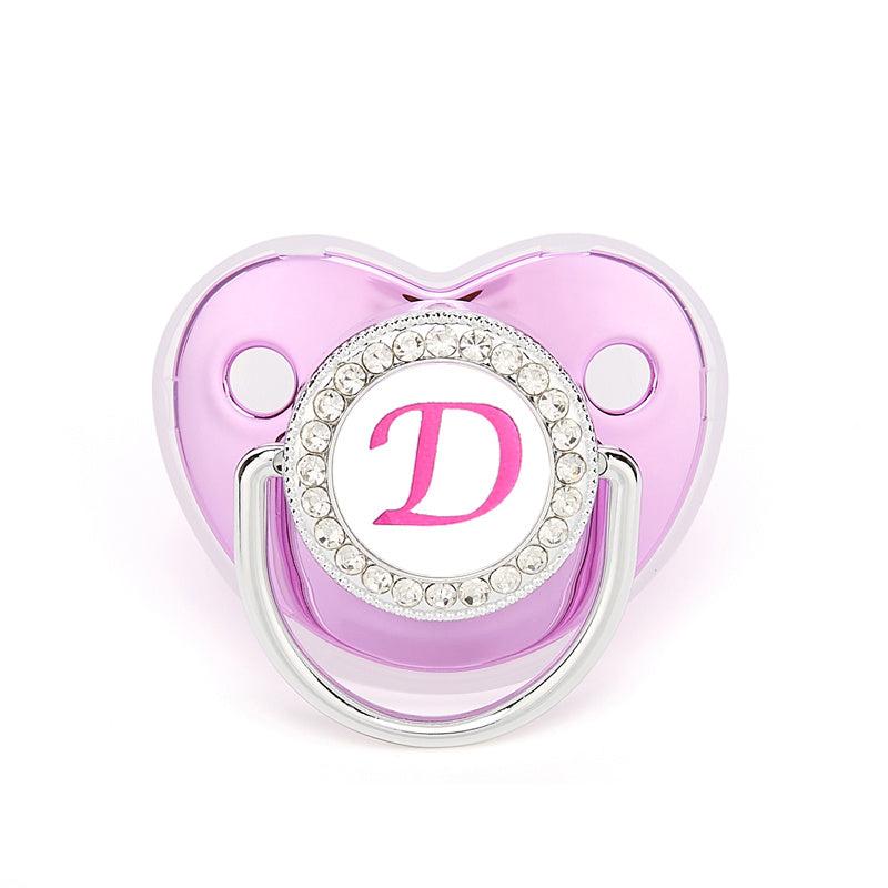 Hot Sell Single Metal Purple English Letter Baby Toy