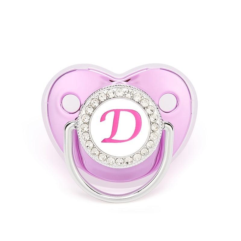 Hot Sell Single Metal Purple English Letter Baby Toy