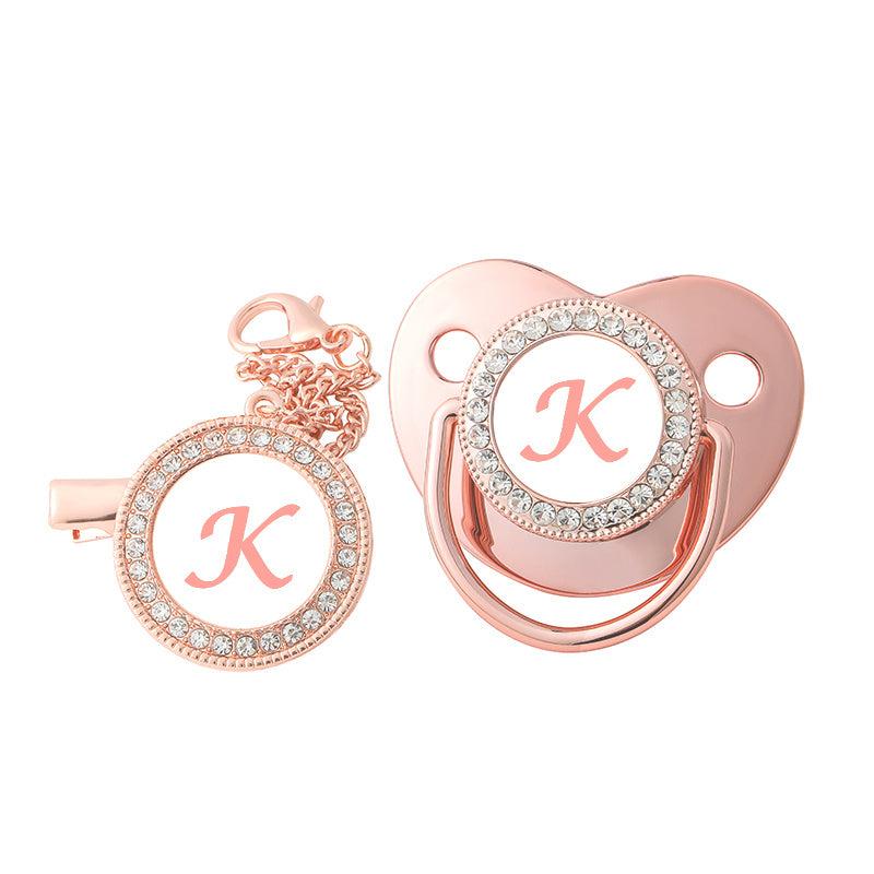 Rose English Letters Baby Soother - Calm and Play with Your Little One