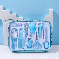 10pcs Baby Care Kit with Nail Clippers Comb Brush