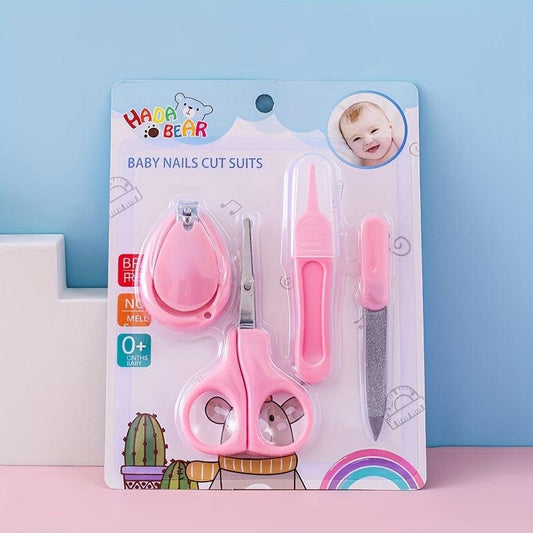 4pcs Anti Pinching Nail Clippers Set for Baby Nails