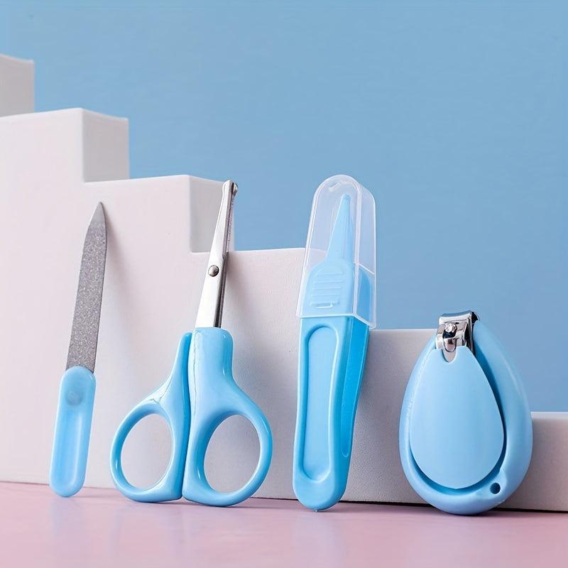 4pcs Anti Pinching Nail Clippers Set for Baby Nails