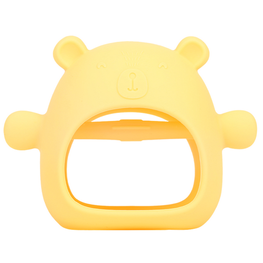 Bear BPA Silicone Mitten Teether For Infants 3 Months