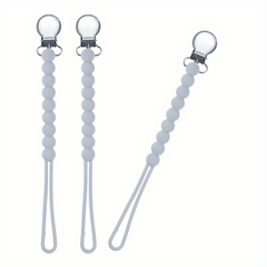 Baby Silicone Pacifier Chain Comfort Beads Clip Anti-drop Stainless Steel