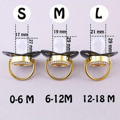 Personalized Baby Bottle & Pacifier Set - Custom Name