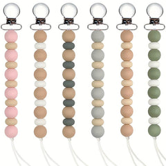 Baby Silicone Pacifier Chain Clip Teether Anti-drop Stainless Steel
