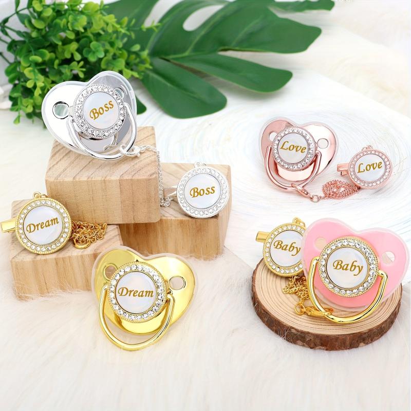 Glitter Crystal Personalized Pacifier for Baby