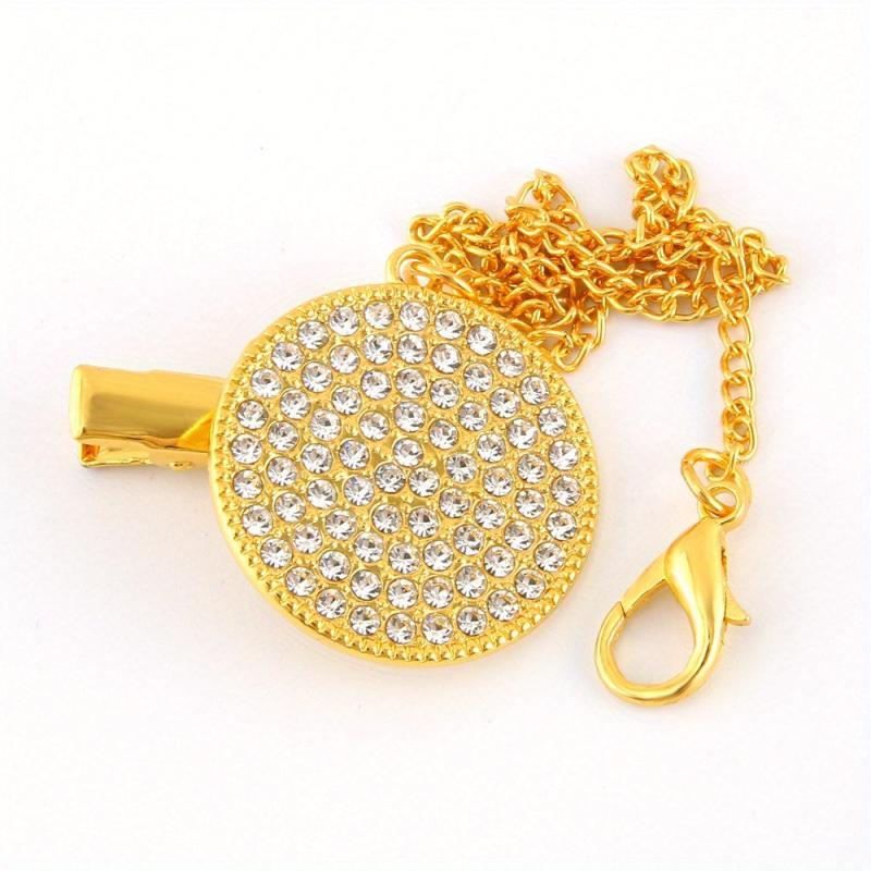 Cute Metal Pacifier Chain Clip for Baby Calmness