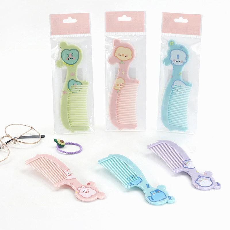 3pcs Kids Cartoon Graffiti Hairdressing Combs