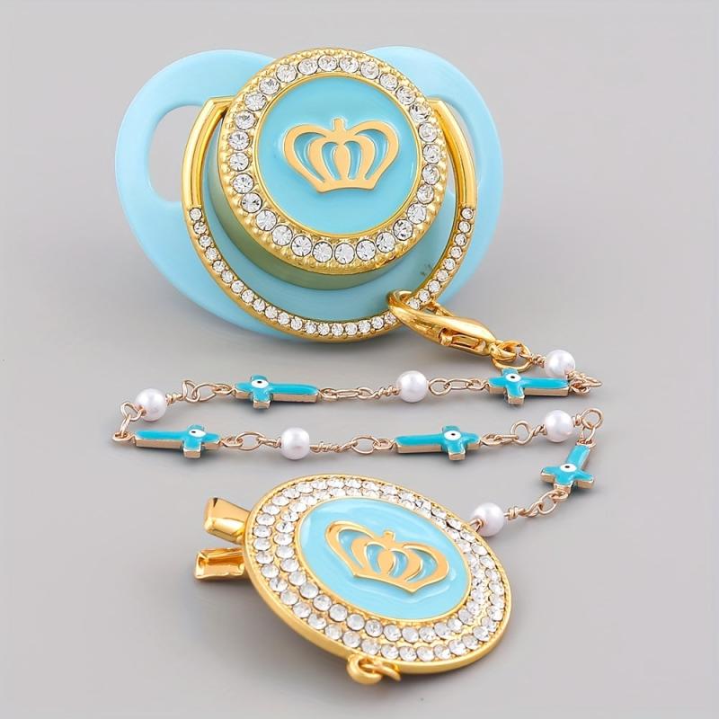 Crown Baby Pacifier for Little One's First Milestone