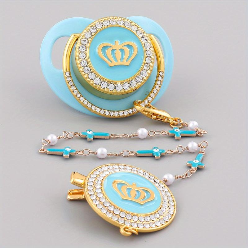 Crown Baby Pacifier for Little One's First Milestone