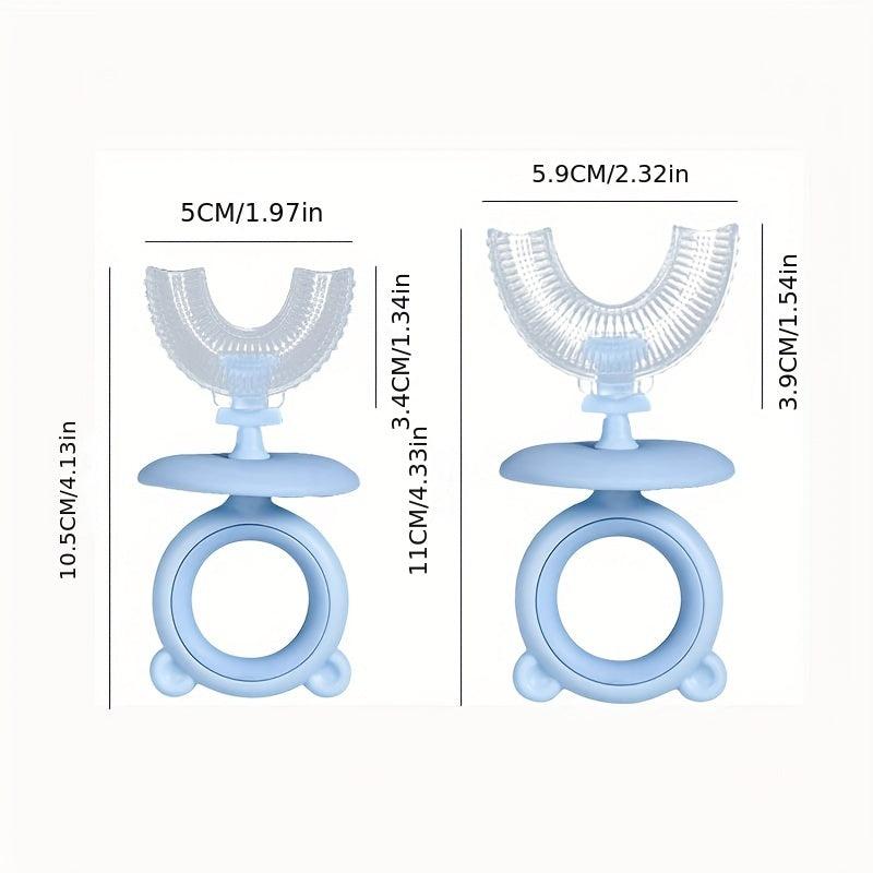U-Shaped Kids Toothbrush Baby Soft Cleaning Tool