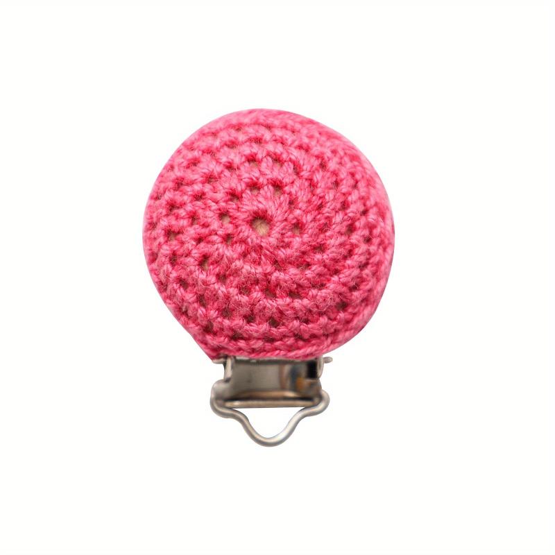 Small Crochet Pacifier Clip - Pacifier Accessory