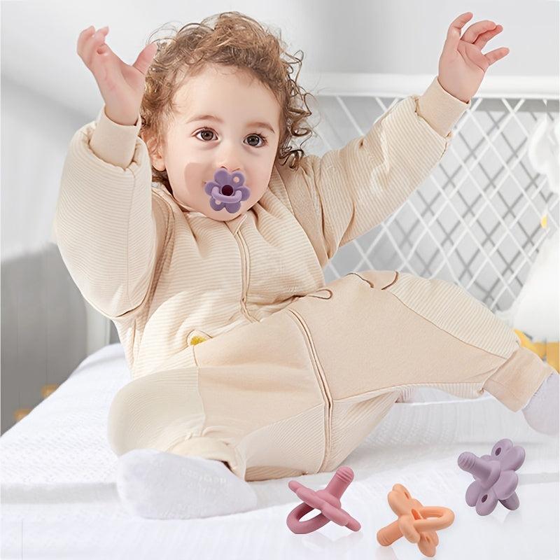 Silicone Teething Toys with Massage Texture - Soothe Baby's Sore Gums