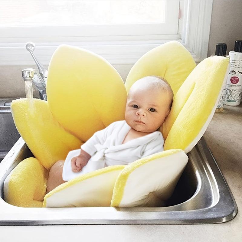 Sunflower Bath Mat for Babies, Non-Slip and Soft, Cartoon Design