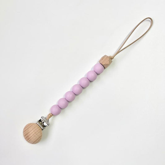Wooden Octagonal Pacifier Chain Pacifier Holder Baby Gift