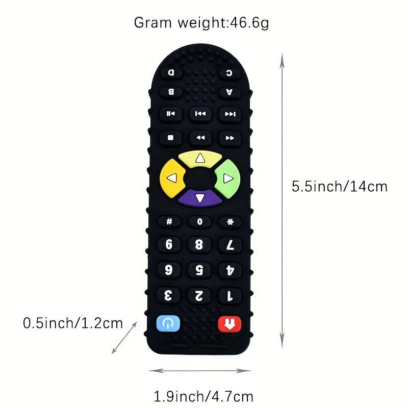 Cartoon Silicone Teether for Baby Touch Button Toy